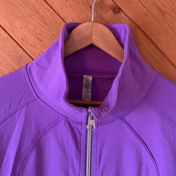 Lululemon Purple Zip up Size 8 - Picture 2 of 6